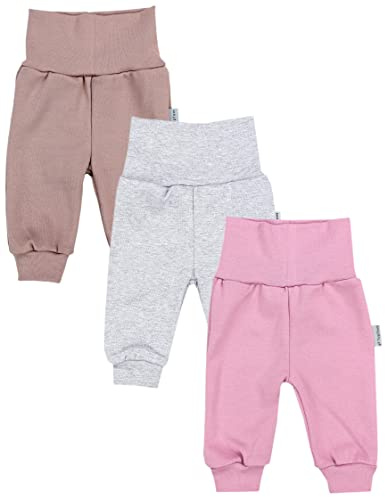 TupTam Baby Mädchen Hose Jogginghose Freizeithose 3er Pack