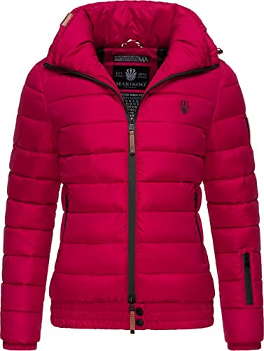 MARIKOO Damen Winter Steppjacke Poison Fuchsia Gr. XS