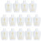 WEBEEDY 14Stk Weihwasser Flasche Holy Water Kleine Weihwasserflaschen 60ml Nachfüllbare Weihwasser-Deko-Flaschen mit Schraubdeckel mit goldenem Kreuz-Logo für Exorzismus Ostern Geschenk(Leere Flasche)