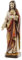 DRW Heilige Figur Herz Jesu Holz Stil Handbemalte Harz 20 cm