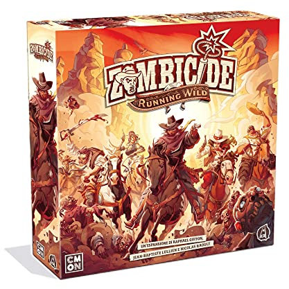 Asmodee - Zombicide Untot or Alive: Running Wlid, Erweiterung Brettspiel, 14+ Jahre, 1-6 Spieler, italienische Ausgabe