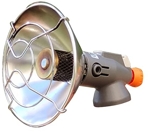 Gasheizstrahler, Gasheizung Camping, Edelstahl ohne Flammendesign Gasheizer Für Gasflasche Heizstrahler Terrasse zum Angeln Wandern