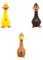 ＡＷＨＡＯ 3 Stück Gummihuhn Schreiendes Gummi Quietschendes Hundespielzeug Bissspielzeug