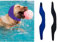 MANON ROSA Hundeschwimmkappe, wasserdicht, 2 Stück, rutschfest, Ohrstöpsel und Regenschutz für mittlere und große Hunde, Welpen und Katzen (klein, 1 x schwarz, 1 x blau)
