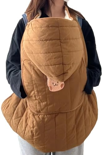 Baby Wrap Blanket Winter Stroller Sleeping Blanket Windproof Carriers Cover Embroidery Bear Blanket Infants Shower Gift Stroller Blanket Toddler Universal Stroller Blankets For Babies Winter