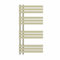 NRG Heated Towel Rail Radiator Designer Bathroom Central Heating Warmer Rad Ladder Heater 1200 x 600mm Brushed Brass