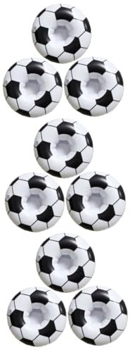 Abaodam 9 STK Aufblasbare Untersetzer Toilettenspielzeug Mini-Wasser Halloween-Requisite Kamingitter Grüne Armbänder Für Frauen Aufblasbares Getränk Schwimmbad Strand Weiß Wiederverwendbar