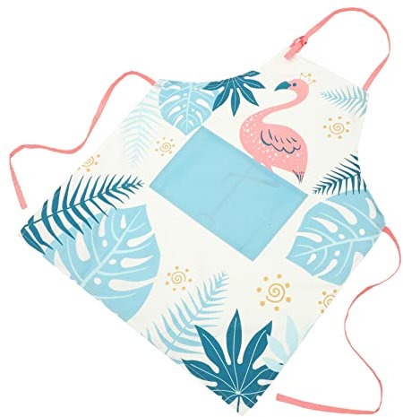 TOPBATHY Delantal De Cocina De Flamenco Diseño Ajustable Para Chef Mujer Para Hornear Fiestas Asar Cocina