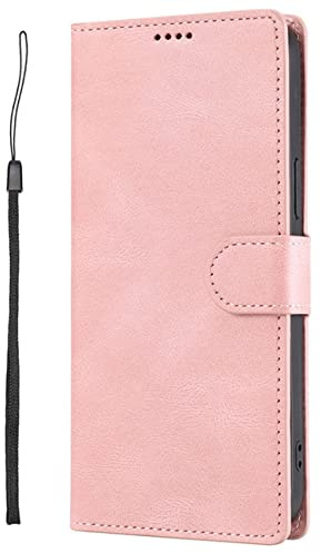 Étui Portefeuille à Rabat en Cuir pour Samsung Galaxy S23 S22 S21 S20 FE S10 S9 S8 S7 Note 20 10 9 8 Ultra Plus Housse de Sac de téléphone, Or Rose, pour Galaxy S8 Plus