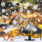 Proiettore di fiocchi di neve, proiettore di luce a LED con fiocco di neve, impermeabile, decorazioni natalizie per esterni cortile e casa