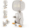 Homealexa Kinderwecker Dinosaurier Wecker Kinder Wecker Wiederaufladebare Lernwecker mit Variabler Form 6 Weckmusik 3 Alarmes Schlummerfunktion Nachtlicht Timer 12/24