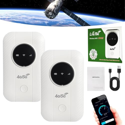 Ultralink Pocket Router, Ultralink Pocket WiFi, Ultralink Pocket [Free Internet in Your Pocket], Ultra Link Free WiFi Router Unlimited Satellite Internet, High Speed Smart Router for Anywhere (2Pcs)