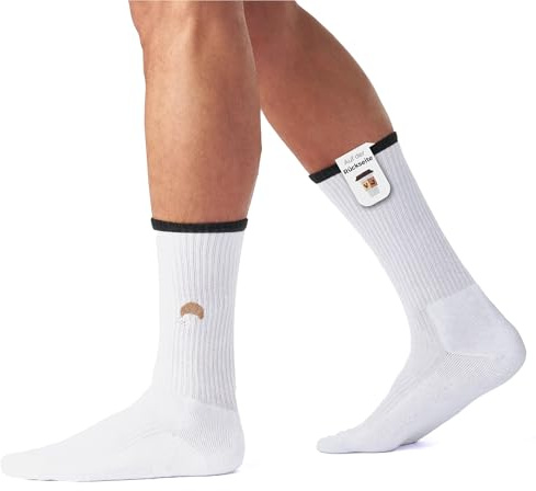 von Jungfeld - Classic Tennissocken für Damen & Herren Gr. 35-46 - Hochwertige Socken aus Bio-Baumwolle in verschiedenen Farben