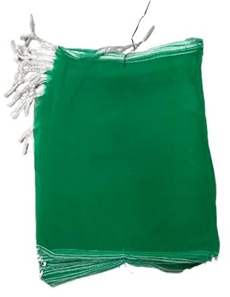 100 Firewood Nets Green Monofilament 43x60cm (Specialised for logs, kindling, firewood & sprouts)