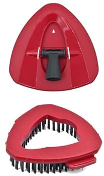 Hezane Base giratoria de repuesto cepillo para mopa Turbo Mop compatibles con Vileda, recambio de cabezal giratorio base cepillo triangular para Turbo Smart Spin Mop Head accesorio