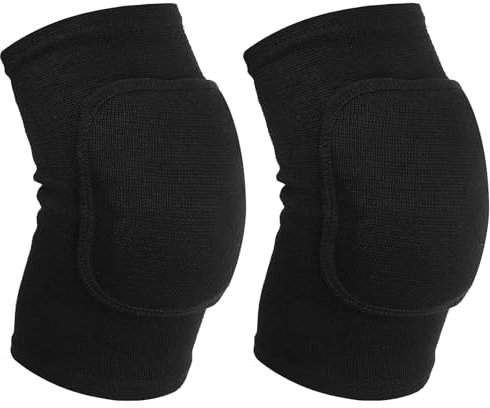 1 Pair Tandem Volleyball Elbow Pads Arm Brace-Pads Elbow-Protector Strap for Kids, Men, and Women - Fitness Arm Knee Protector Elbow Pads for Volleyball (Black)