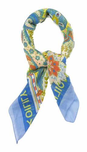 Oilily Awesome Scarf Brunnera Blue