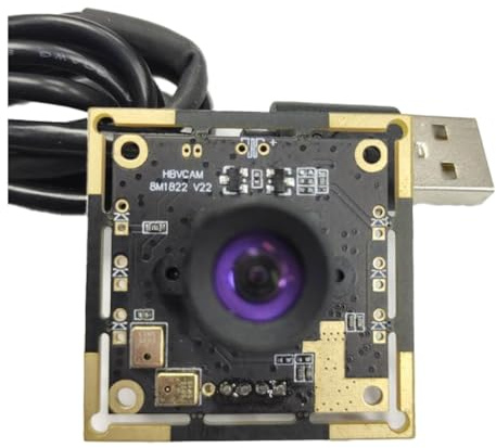 Wrtysully Webcam IMX179 30fps 2 M Kabel 3 mm Objektiv Keine Verzerrung, USB-Kameramodul, Kompatibel mit Autodarts.Io Scoring System