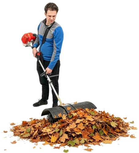 52 CC Gasoline-Powered Broom Sweeper,kehrmaschine,schneefräse Benzin | kehrmaschine,motorbesen, Specialized for Lawns and Grass Areas