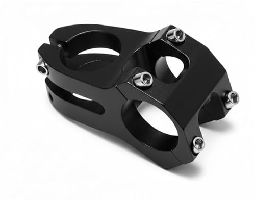 leruiyezs Vorbau 31,8 MTB Fahrradlenker,Riser Kurz 45mm,Schwarz,Kurze Vorbau 0 Grad für Mountainbike,Aluminiumlegierung,Fahrradlenker Vorbau für Mountainbike,Rennrad,BMX,MTB,Stabil,Leicht
