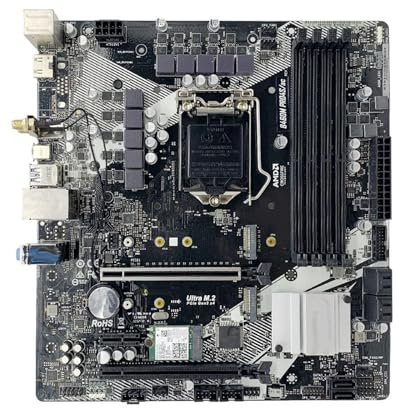 schede madri Fit For ASRock B460M PRO4S/AC LGA1200 4xDDR4 128 GB M.2 Supporta processori Intel Core di decima generazione I9-10900KF I7-10700K I5-10600