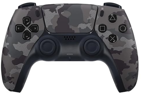 HBPYOLW Kompatibel mit PS5 Wireless Controller, ergonomischem Griff, Gamepad(Dark gray camouflage)