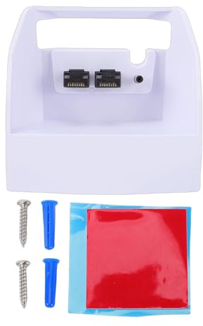 Oumefar Gigabit Docking Station 1 WAN 3 LAN for Mini | 4-port gigabit ethernet hub, plug-and-play, RV camping home office, ABS fire-retardant durable, low latency