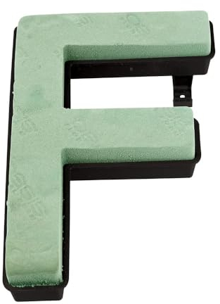 Oasis Blumenmuster Schaum Buchstaben Schnell Klammer System A-Z Erhältlich - Buchstabe F