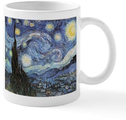 CafePress Van Gogh Starry Night Mug 11 oz (325 ml) Ceramic Coffee Mug