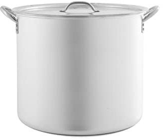 Pardini 449432 Pomodoro Pentola con Coperchio, Alluminio, 32 cm, Acciaio Inossidabile, Giallo