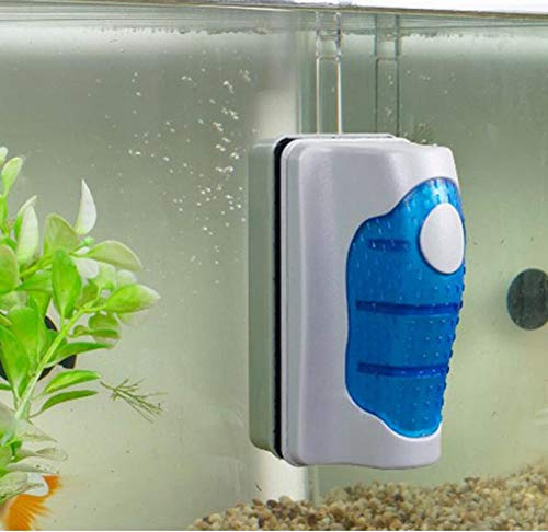 BW Racloir à algues pour aquarium – Nettoyeur de vitres d'aquarium flottant magnétique