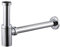 Deodorant Bottle Trap Bathroom Sink Tap Waste Pipe Round Chrome Adjustable Outlet
