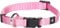 Flamingo Halsband für Hund Ziggi rosa XS - 20-35cm 10mm - Stufenlos verstellbar - Mit zugentlastung