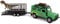 Kids Globe Land Rover Fahrzeug mit Dino auf Anhänger (die cast, Pullback; 29cm) 520178