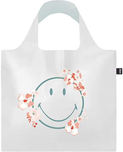 LOQI Bag, SMILEY TRANSPARENT, Milky Blossom