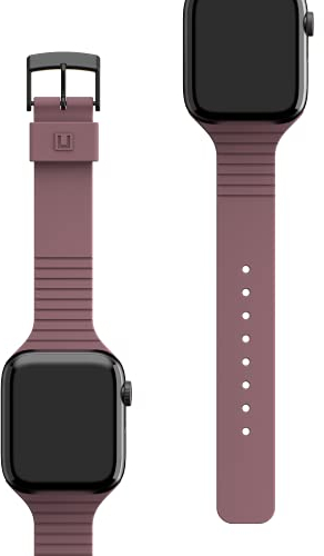 Urban Armor Gear Aurora Correa de Silicona para Apple Watch 42mm / 44mm Watch SE, Series 6 / Series 5 / Series 4 / Series 3 / Series 2 / Series 1, Silicona Suave, Dusty Rose