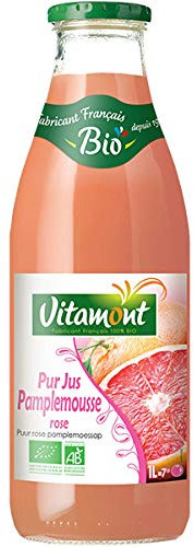 Vitamont - Pur Jus Pamplemousses Roses Bio 1L - Unité