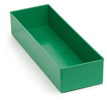 Einsatzboxen 63 mm G3 geeignet als Bosch L-BOXX Einlage | 2 Stück dunkelgrün B312 x T104 x H63 mm | Einsatzboxen für Sortimentskästen wie Bosch Sortimo L-BOXX, W-BOXX, T-BOXX, ProClick Tray