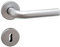 Buddy4Home Türgriff Alu Buntbart Silber F1 Türgarnitur Türbeschlag Türdrücker Türklinke Drückergarnitur Zimmertüren Türbeschläge Innentüren Set Türgriffe Wohnungstür Madrid