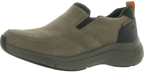 Clarks Wave 2.0 Edge Dark Taupe Oiled Nubuck Waterproof 9 D (M)