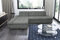 DOMO. collection Ecksofa Moric, Couch in L-Form, Eckcouch, Sofa in L-Form 300 x 172 x 80 cm (BxTxH), grau
