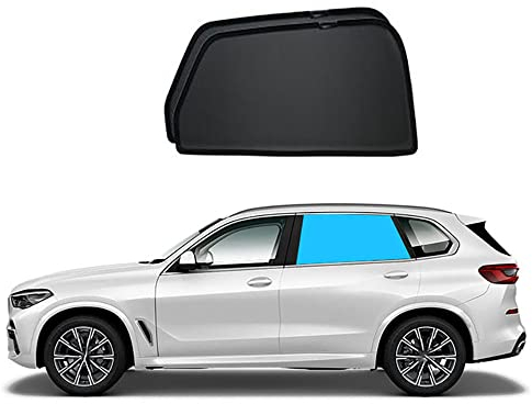 NURCIX Auto Magnetischer Seitenfenster Sonnenblenden,Atmungsaktives UV Schutz Blendung, Für BMW X3 G01 2018-2023 Privatsphäre Schutz Sonnenschutz,Rear Window