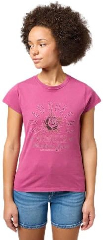 Wrangler All Terrain Gear X Shrunken Band Tee, Violet Quartz, Large