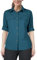 33,000ft Camicia da donna UPF50+, protezione UV, ad asciugatura rapida, per il tempo libero, a maniche lunghe, funzionale, per pesca, safari, viaggi, golf, Ciano scuro., L