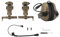 Headset Jagdkopfhörer Ohne Geräuschunterdrückung, Ohrenschützer, Gehörschutz für Rasenmähen, Jagen, Bauen, braun