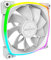 Montech RX 120 ARGB Reversed Fan 1600PWM, High-End Durability, Silent Performance, and Stunning ARGB Design (120mm, White)