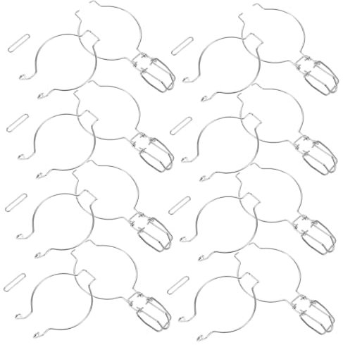 Mikinona 10Er Edelstahl Drahtverschluss Schnallen Für Einmachgläser Verschlussschnalle Metallclip Zur Sicherung Von Glasbehältern