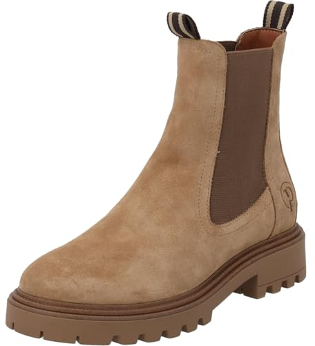 Palado Damen Chelsea Boots Luctoria – leichte gefütterte Stiefeletten aus hochwertigem Rindsleder – elegante Ankle Boots für Herbst & Winter