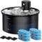 Fontaine a Eau Chat sans Fil: Fontaine à Eau pour Chat à Pile - 3,2L Fontaine Eau Chat avec Detecteur de Mouvement - Silencieuse Distributeur Eau pour Chat et Chien - 6 Filtres + 3 éponges - VKIMISS