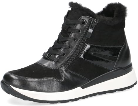 CAPRICE Comfort Damen Sneaker hoch mit Reißverschluss Mehrweite H